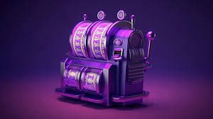 Vibrant slot machine reels with bonus symbols on 2 ph platform